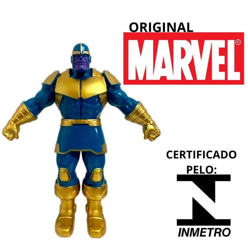 Boneco Figura de Ação Thanos Articulado Brinquedo Original Marvel